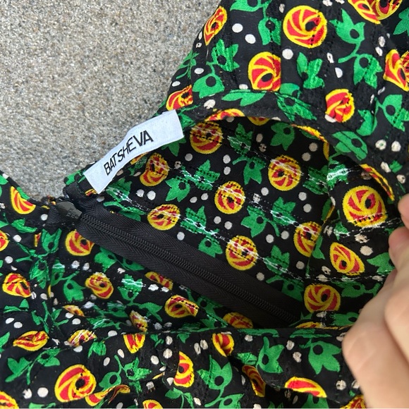 Batsheva Collared floral mini cotton dress - Picture 10 of 10